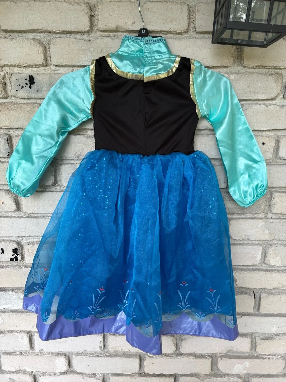 Disney parks Princess Ana from Frozen Aqua, Blue & Black dress costume